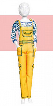 Набор для изготовления одежды для кукол Tilly Yellow