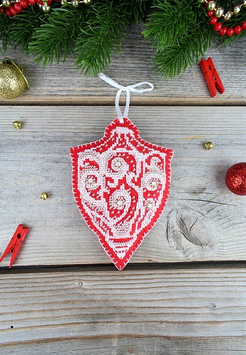 Морозные узоры. Фонарик