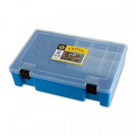 Коробка для мелочей пластик Тривол Тип-8 цв. бирюзовый
