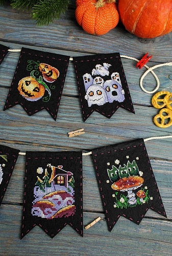 Гирлянда «Колдовские сюжеты» (7 флажков)