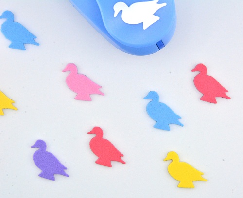 Фигурный дырокол 2.5 см Птичка- Утка