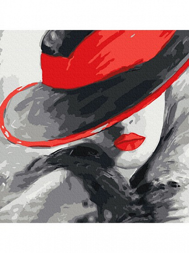 Дама в красной шляпе