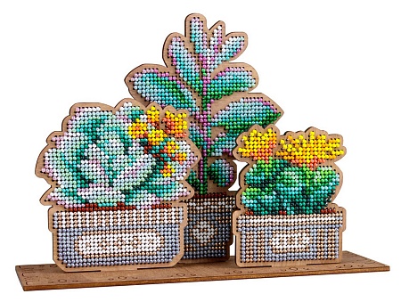 Вышивка бисером Сад суккулентов