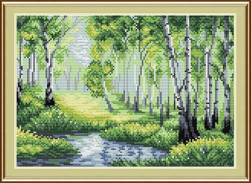 У лесного озера