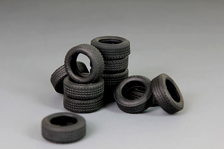 Сборная модель Шины Tyres for Vehicle/Diorama (4pcs)