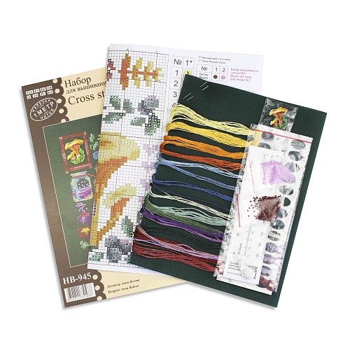 Мини-семплер. Домик из лисичек