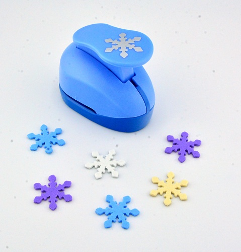 Фигурный дырокол 2,5 см Снежинка-4