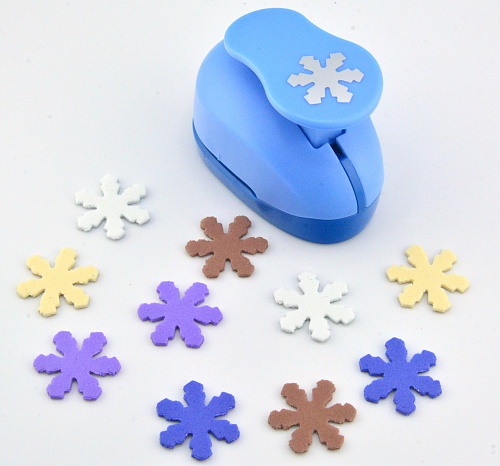 Фигурный дырокол 2,5 см Снежинка-2