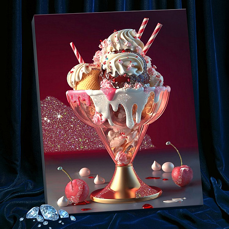 Картина по номерам Мороженое фэнтези