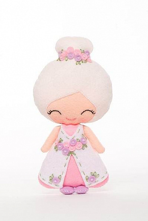 Набор для шитья куклы Набор для изготовления игрушки Принцесса Бэлла 