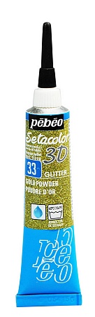 Контур по ткани с микро-глиттером Setacolor 3D 20 мл