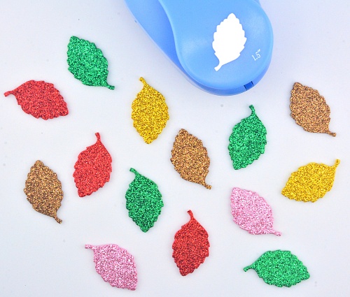 Фигурный дырокол 3,7 см Листик-2