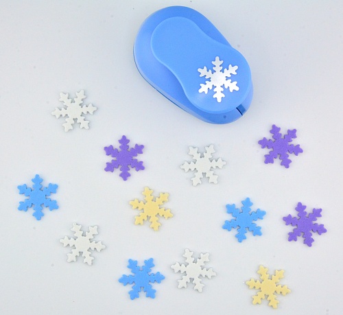 Фигурный дырокол 2,5 см Снежинка-1