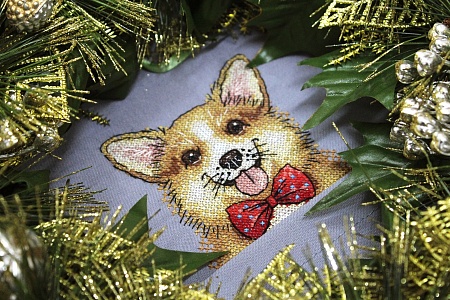 Вышивка крестом Рыжий джентльмен