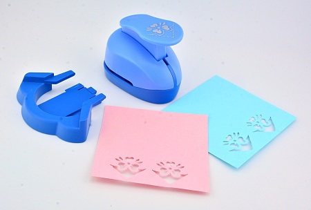 Угловой дырокол 2.5 см Цветок