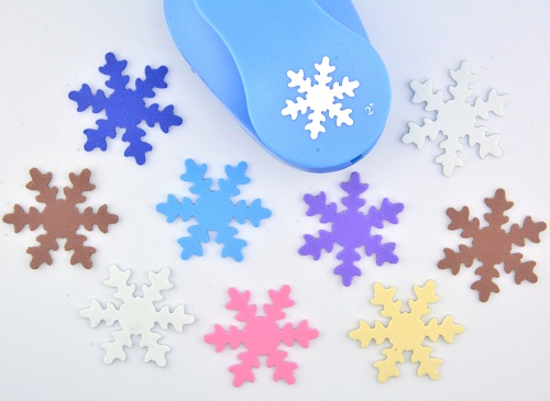 Фигурный дырокол 5,0 см Снежинка