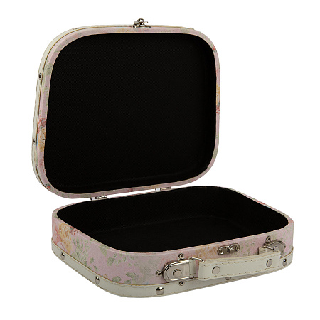 Шкатулка декоративная чемоданчик 25 х 21 х 7,5 см Цветущая веточка
