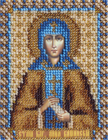 Вышивка бисером Икона Св. Анны Кашинской