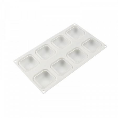 Форма для выпечки силиконовая для пирожных кубики- 8 ячеек