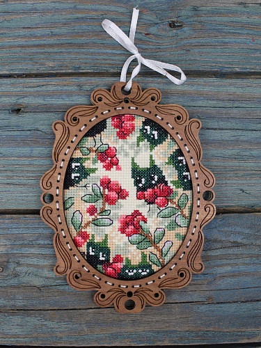 Миниатюра. Брусничный лес