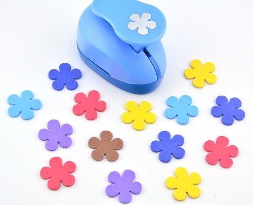 Фигурный дырокол 2,5 см Пятилистник-2