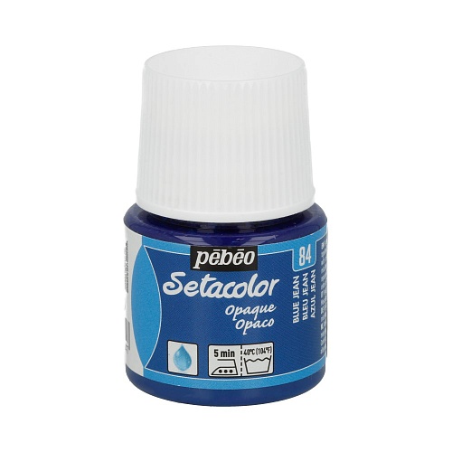 Краска для темных и светлых тканей Setacolor 45 мл цв. голубой джинсовый