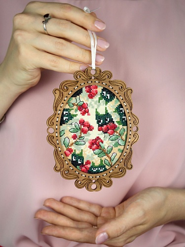 Миниатюра. Брусничный лес