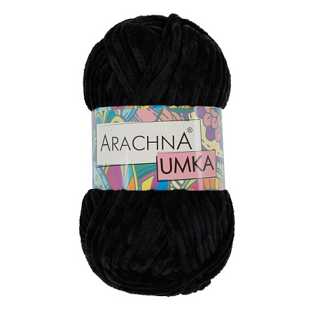 Пряжа ARACHNA UMKA 5 шт. х 100 г 120 м цв. №10 черный