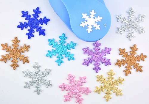 Фигурный дырокол 5,0 см Снежинка