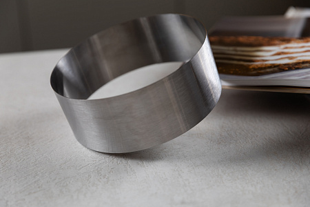 Форма металлическая кольцо для выпечки d 18 см