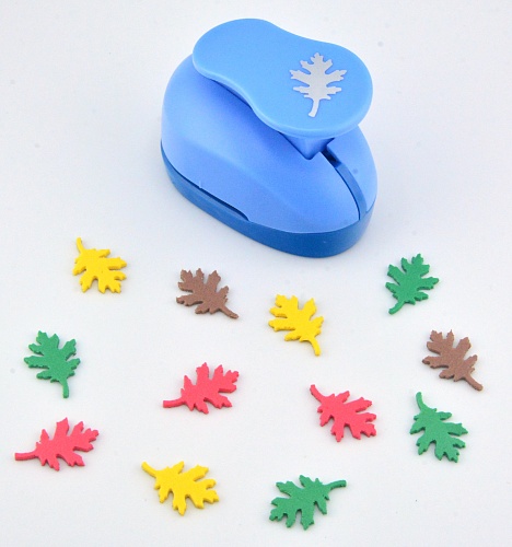 Фигурный дырокол 2,5 см Листик