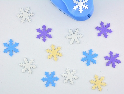 Фигурный дырокол 2,5 см Снежинка-1