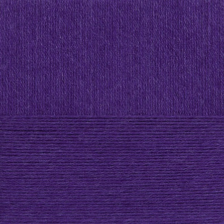 Пряжа Пехорская "Школьная" 5 шт. в упак. цвет 078 фиолетовый