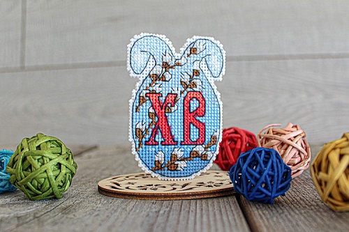 Пасхальный зайчик с курочкой