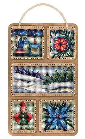 Набор для вышивания Зимний коллаж