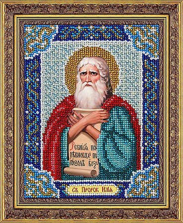 Вышивка бисером Икона Святой Пророк Илья