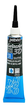 Контур по ткани с микро-глиттером Setacolor 3D 20 мл