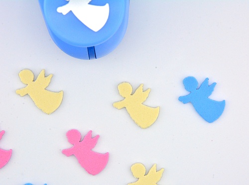 Фигурный дырокол 2.5 см Ангелочек