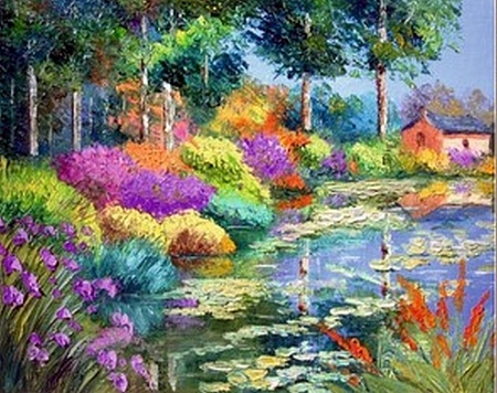 Алмазная вышивка Яркие краски