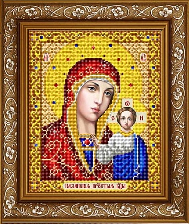 Казанская Божия Матерь (в золоте)