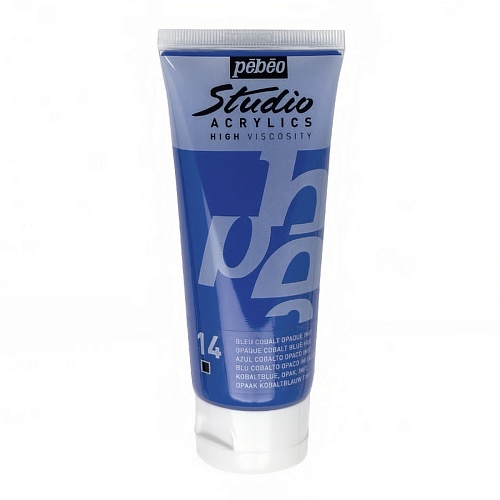 Краска акриловая PEBEO Studio Acrylics 100 мл, цв. кобальт синий