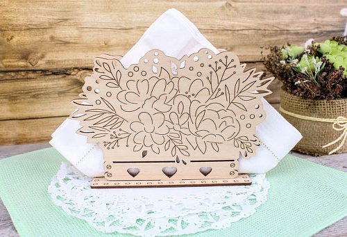 Салфетница «Цветочная композиция»