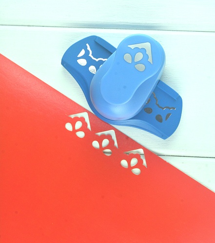 Дырокол для декора края 2.5 см Лепестки-2