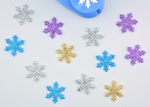 Фигурный дырокол 2,5 см Снежинка-1