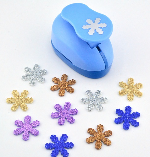 Фигурный дырокол 2,5 см Снежинка-2