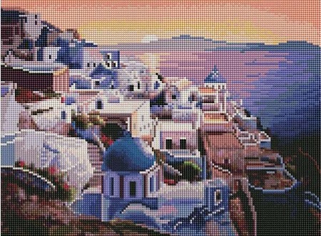 Алмазная вышивка Средиземное море