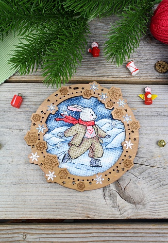 Миниатюра. По речному льду