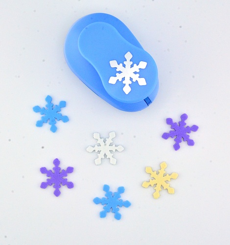 Фигурный дырокол 2,5 см Снежинка-4