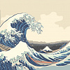 Кацусика Хокусай, Большая волна в Канагаве