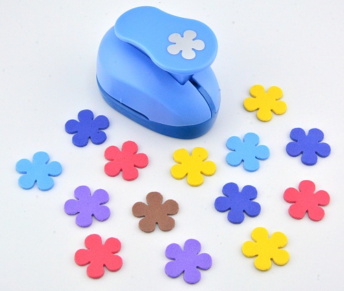 Фигурный дырокол 2,5 см Пятилистник-2